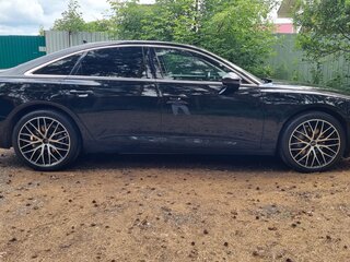 2021 Audi A6 40 TDI V (C8), чёрный, 3700000 рублей, вид 5