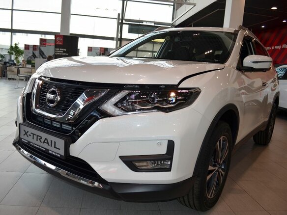 2021 Nissan X-Trail III Рестайлинг, белый