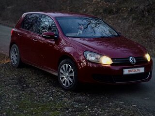 2011 Volkswagen Golf VI, красный, 860000 рублей, вид 4