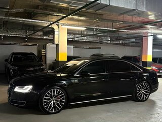 2014 Audi A8 Long III (D4) Рестайлинг, чёрный, 3000000 рублей, вид 2