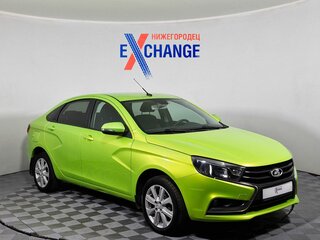 2016 Lada (ВАЗ) Vesta I, зелёный, 719000 рублей, вид 3