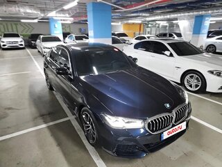 2022 BMW 5 серии 520i VII (G30/G31/G38) Рестайлинг, синий, 5900000 рублей, вид 5