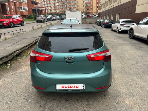 2012 Kia Rio 4-speed III, зелёный - вид 3
