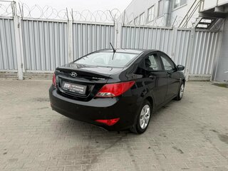 2014 Hyundai Solaris I Рестайлинг, чёрный, 1095000 рублей, вид 2