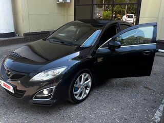 2011 Mazda 6 II (GH) Рестайлинг, чёрный, 1050000 рублей, вид 1
