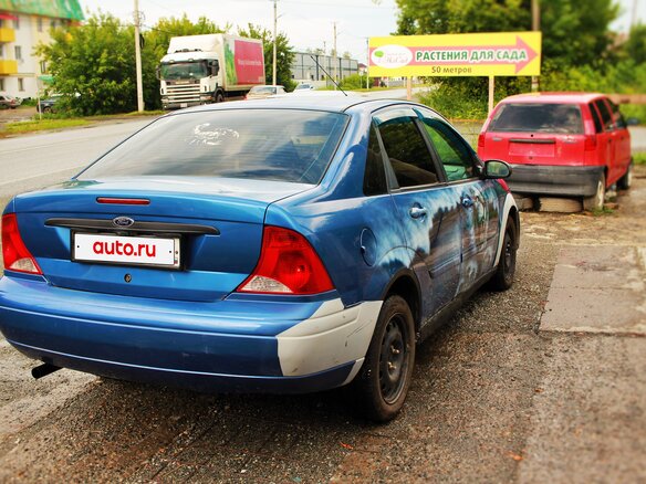 2002 Ford Focus I (North America), синий, 119000 рублей - вид 7
