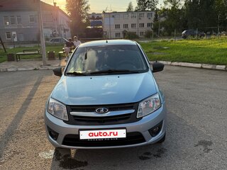 2015 Lada (ВАЗ) Granta I, голубой, 419000 рублей, вид 1