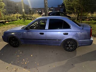 2005 Hyundai Accent ТагАЗ II, фиолетовый, 204000 рублей, вид 3