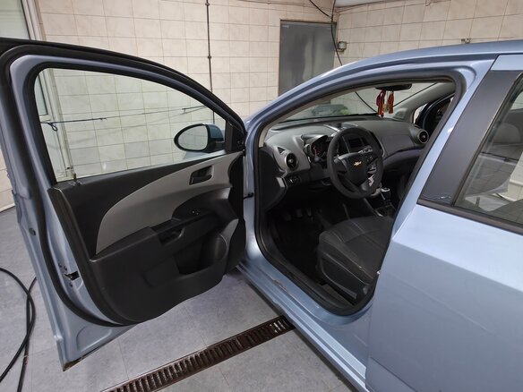 2012 Chevrolet Aveo II, голубой, 599999 рублей - вид 8