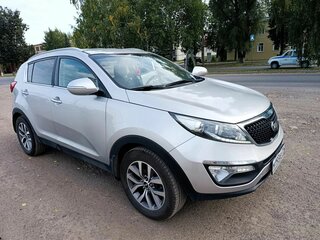 2014 Kia Sportage III Рестайлинг, серебристый, 1370000 рублей, вид 1
