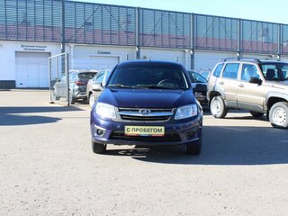 2015 Lada (ВАЗ) Granta I, синий, 309000 рублей, вид 3