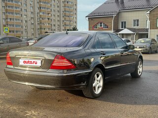 2002 Mercedes-Benz S-Класс 500 Long IV (W220) Рестайлинг, чёрный, 509000 рублей, вид 4