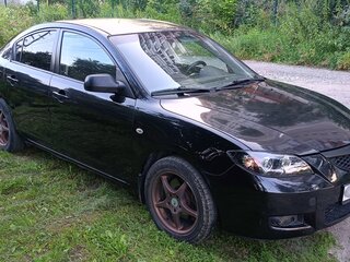 2008 Mazda 3 I (BK) Рестайлинг, чёрный, 700000 рублей, вид 3