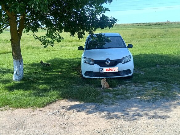 2017 Renault Logan II, белый, 520000 рублей