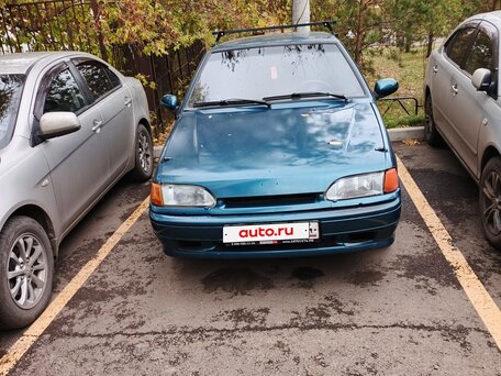 2007 Lada (ВАЗ) 2114, зелёный, 125000 рублей, вид 2