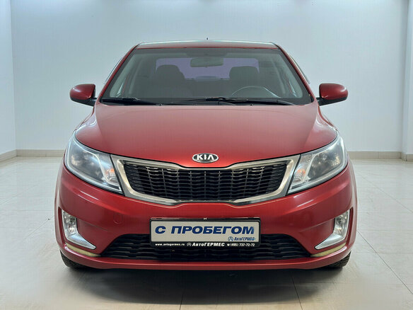 2013 Kia Rio 4-speed III, красный, 910000 рублей - вид 1