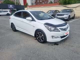 2016 Hyundai Solaris I Рестайлинг, белый, 845000 рублей, вид 2