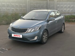 2014 Kia Rio 6-speed III, голубой, 750000 рублей, вид 2