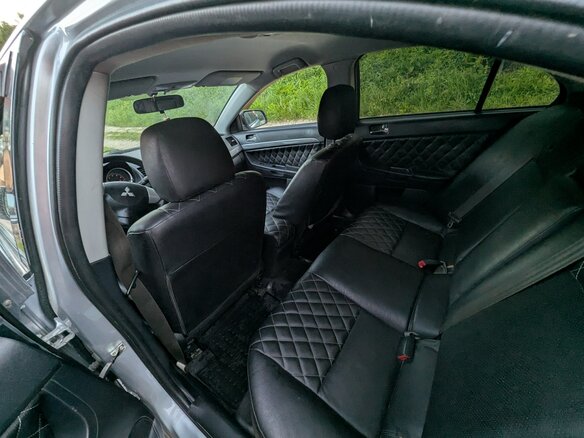 2008 Mitsubishi Lancer X, серебристый, 484990 рублей - вид 8