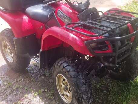 2003 Yamaha Grizzly 660, красный, 460000 рублей, вид 2
