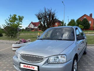 2003 Hyundai Accent ТагАЗ II, серебристый, 330000 рублей, вид 1