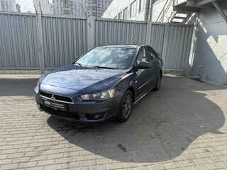 2008 Mitsubishi Lancer X, синий, 695000 рублей, вид 1