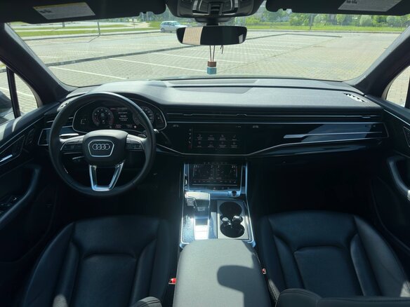 2022 Audi Q7 55 TFSI II (4M) Рестайлинг, серый, 5190000 рублей - вид 13