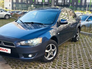 2007 Mitsubishi Lancer X, синий, 445000 рублей, вид 5