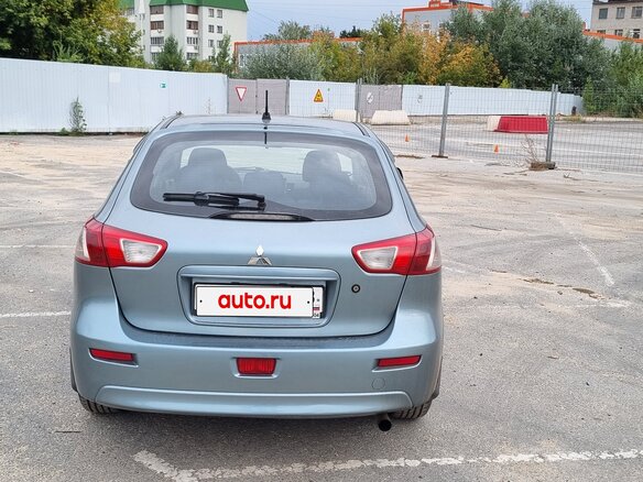 2008 Mitsubishi Lancer X, голубой, 650000 рублей - вид 3