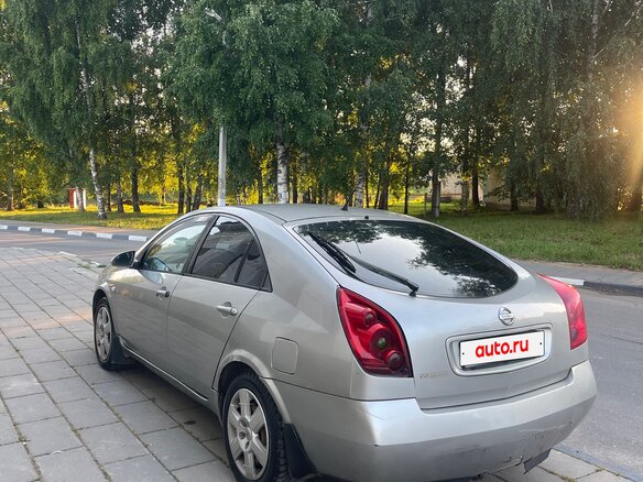 2002 Nissan Primera III (P12), серебристый - вид 5