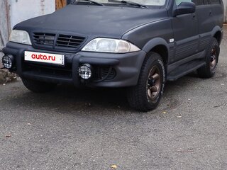 2001 SsangYong Musso I Рестайлинг, чёрный, 698950 рублей, вид 1