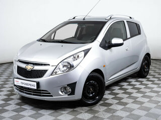 2011 Chevrolet Spark III, серебристый, 649000 рублей, вид 1