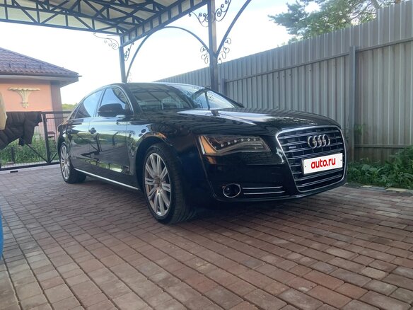 2011 Audi A8 Long III (D4), чёрный, 1999000 рублей - вид 5