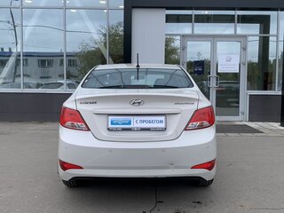 2015 Hyundai Solaris I Рестайлинг, бежевый, 939000 рублей, вид 5