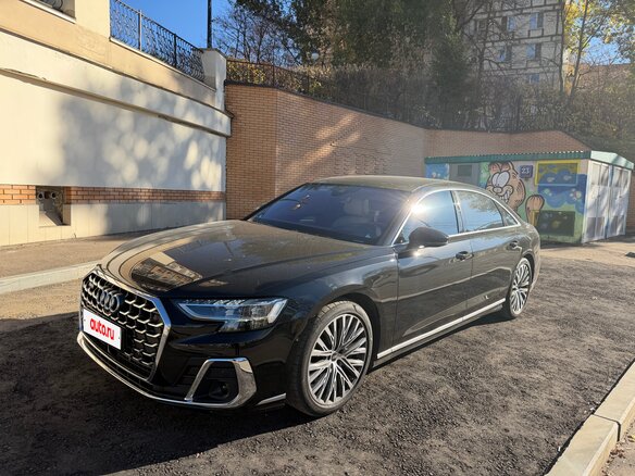2022 Audi A8 Long 50 TDI IV (D5) Рестайлинг, чёрный, 12500000 рублей