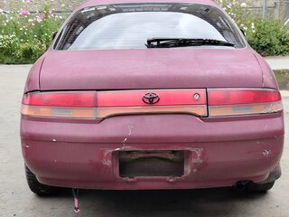 1992 Toyota Corolla Ceres VII (E100), красный, 90000 рублей, вид 4