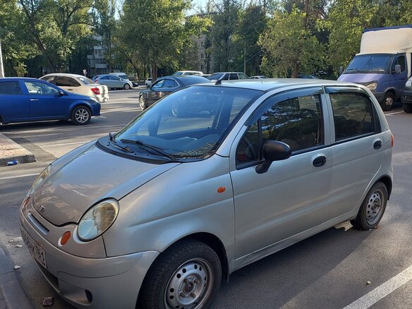 2007 Daewoo Matiz I Рестайлинг, серебристый