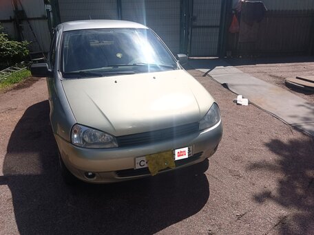 2011 Lada (ВАЗ) Kalina I, жёлтый, 134000 рублей, вид 3