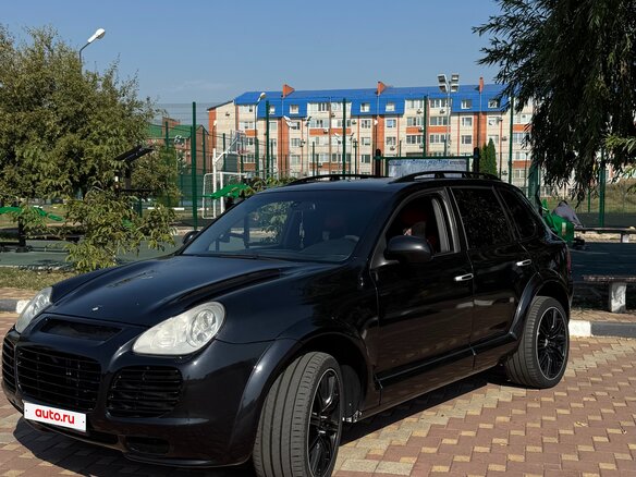 2005 Porsche Cayenne Turbo I (955), чёрный, 790000 рублей - вид 1