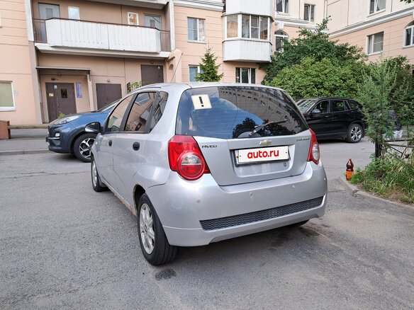 2008 Chevrolet Aveo I Рестайлинг, серебристый, 165000 рублей - вид 4