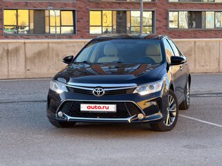 2016 Toyota Camry VII (XV50) Рестайлинг, чёрный, 2160000 рублей, вид 1