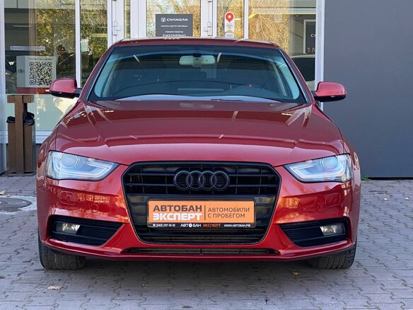 2012 Audi A4 IV (B8) Рестайлинг, красный, 1019000 рублей - вид 2