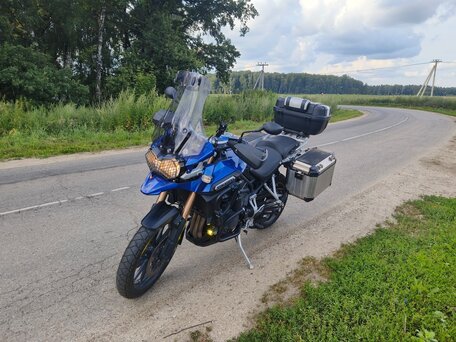 2014 Triumph Tiger Explorer, синий, 720000 рублей, вид 3