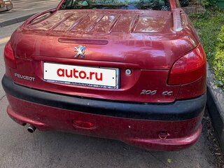 2001 Peugeot 206, красный, 310000 рублей, вид 2