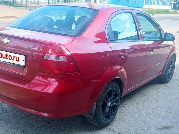 2007 Chevrolet Aveo I, красный, 409000 рублей - вид 1