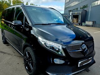 2021 Mercedes-Benz V-Класс Long 250 d длинный III (W447) Рестайлинг, чёрный, 5950000 рублей, вид 3