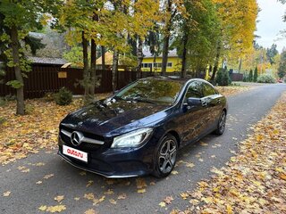 2018 Mercedes-Benz CLA 200 I (C117, X117) Рестайлинг, синий, 1650000 рублей, вид 3