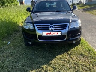2008 Volkswagen Touareg I Рестайлинг, чёрный, 1200000 рублей, вид 3
