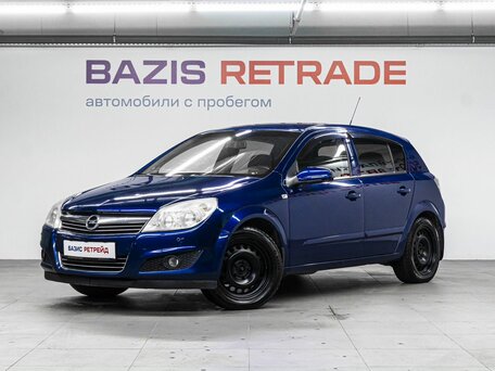 2008 Opel Astra H Рестайлинг, синий, 349000 рублей, вид 1