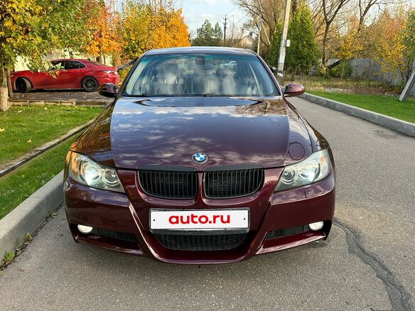 2007 BMW 3 серии 330i V (E90/E91/E92/E93), красный, 1050000 рублей - вид 3